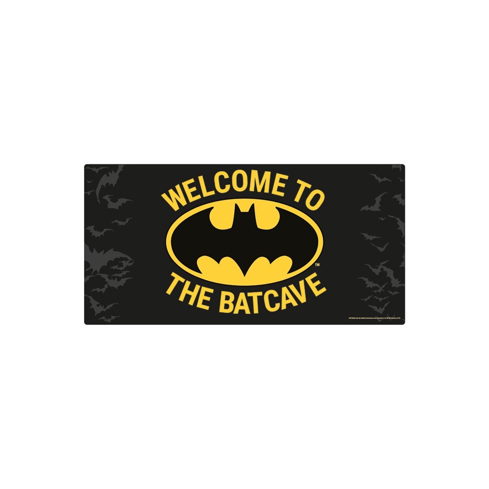 PYRAMID INTERNATIONAL BATMAN WELCOME TO THE BATCAVE METAL SIGN
