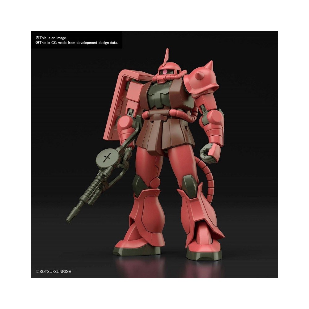 HIGH GRADE HGUC GUNDAM ZAKU II MS-06S 1/144 MODEL KIT BANDAI