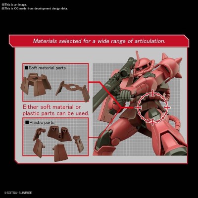HIGH GRADE HGUC GUNDAM ZAKU II MS-06S 1/144 MODEL KIT BANDAI