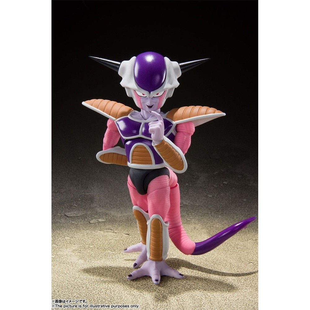 BANDAI DRAGON BALL Z FRIEZA (FREEZER) FIRST FORM + POD SET S.H. FIGUARTS ACTION FIGURE