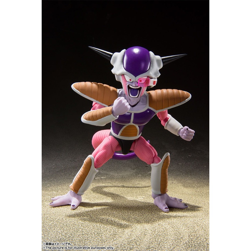 BANDAI DRAGON BALL Z FRIEZA (FREEZER) FIRST FORM + POD SET S.H. FIGUARTS ACTION FIGURE