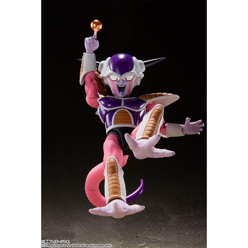 BANDAI DRAGON BALL Z FRIEZA (FREEZER) FIRST FORM + POD SET S.H. FIGUARTS ACTION FIGURE