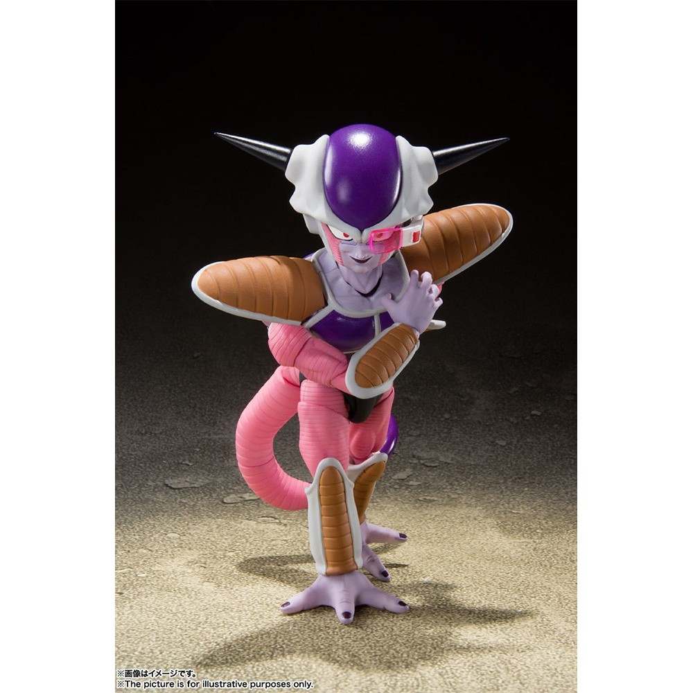 BANDAI DRAGON BALL Z FRIEZA (FREEZER) FIRST FORM + POD SET S.H. FIGUARTS ACTION FIGURE