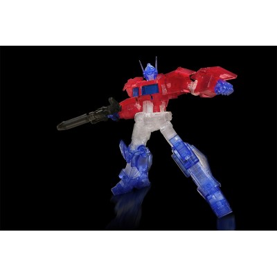FLAME TOYS TRANSFORMERS OPTIMUS PRIME CLEAR MODEL KIT ACTION FIGURE