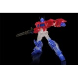 FLAME TOYS TRANSFORMERS OPTIMUS PRIME CLEAR MODEL KIT ACTION FIGURE