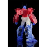 FLAME TOYS TRANSFORMERS OPTIMUS PRIME CLEAR MODEL KIT ACTION FIGURE