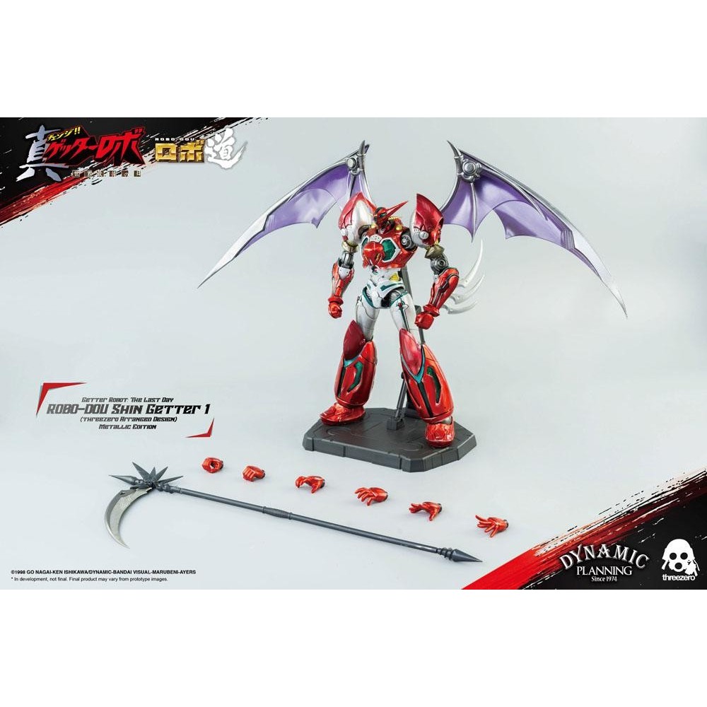 THREEZERO SHIN GETTER 1 ROBO DOU METALLIC ACTION FIGURE