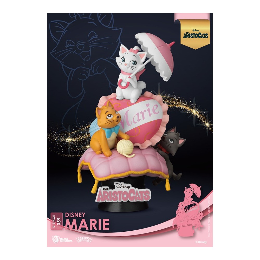 BEAST KINGDOM D-STAGE DISNEY ARISTOCATS STATUE FIGURE DIORAMA