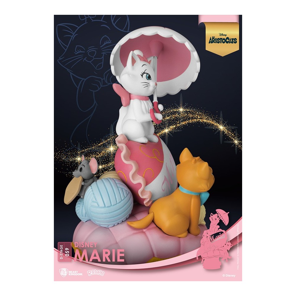 BEAST KINGDOM D-STAGE DISNEY ARISTOCATS STATUE FIGURE DIORAMA