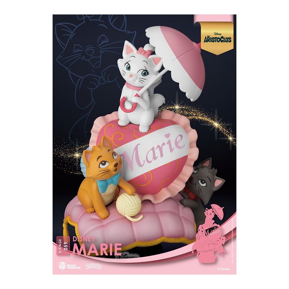 D-STAGE DISNEY ARISTOGATTI STATUA FIGURE DIORAMA BEAST KINGDOM