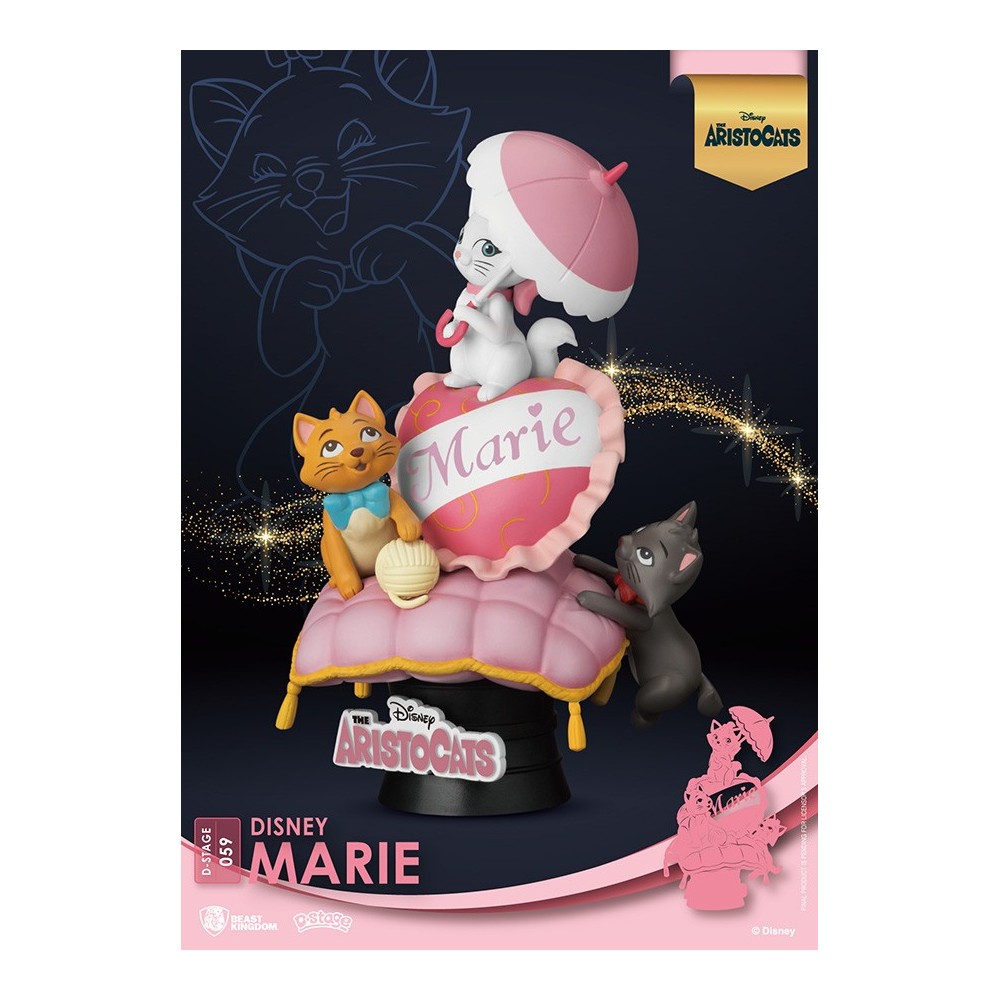 D-STAGE DISNEY ARISTOGATTI STATUA FIGURE DIORAMA BEAST KINGDOM