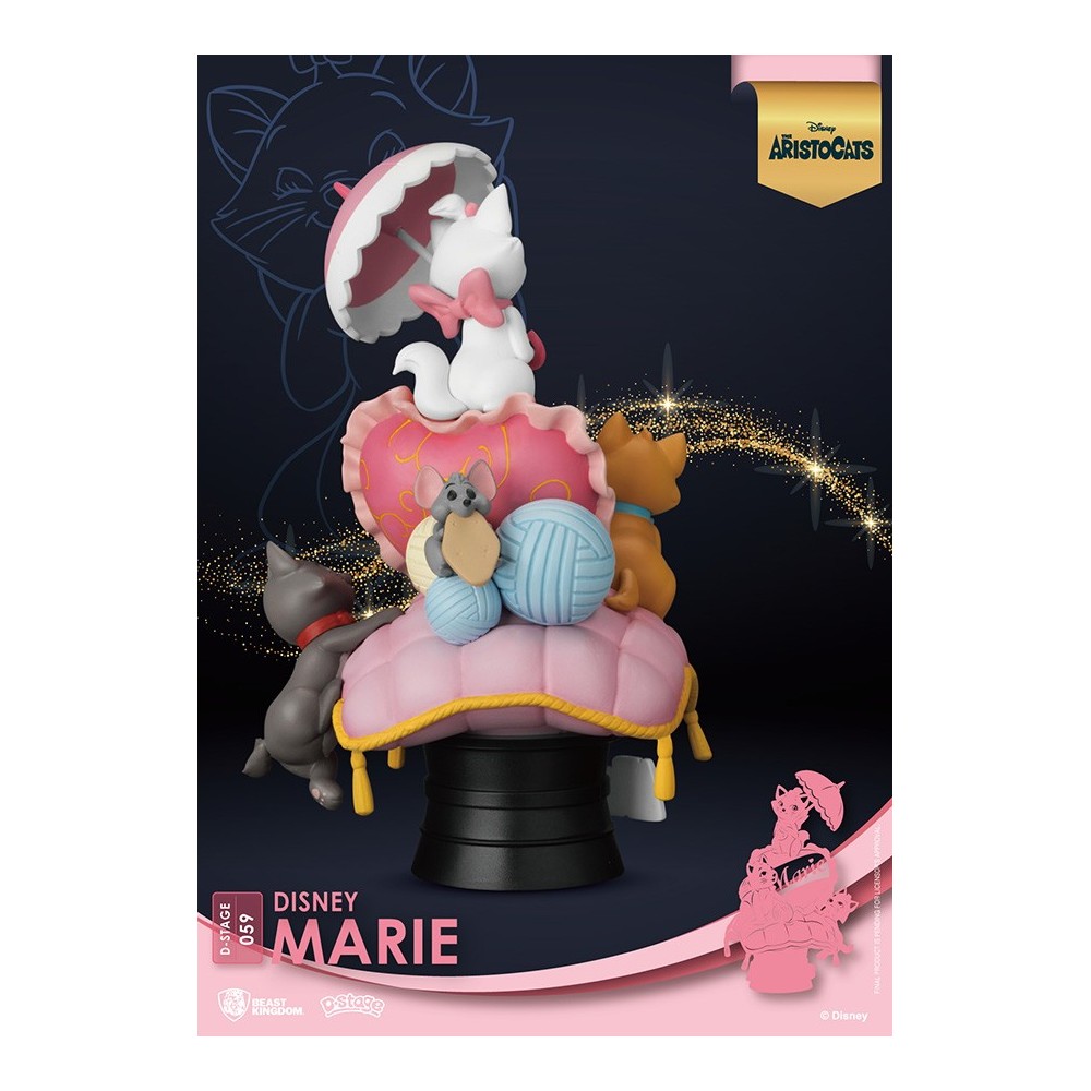 BEAST KINGDOM D-STAGE DISNEY ARISTOCATS STATUE FIGURE DIORAMA