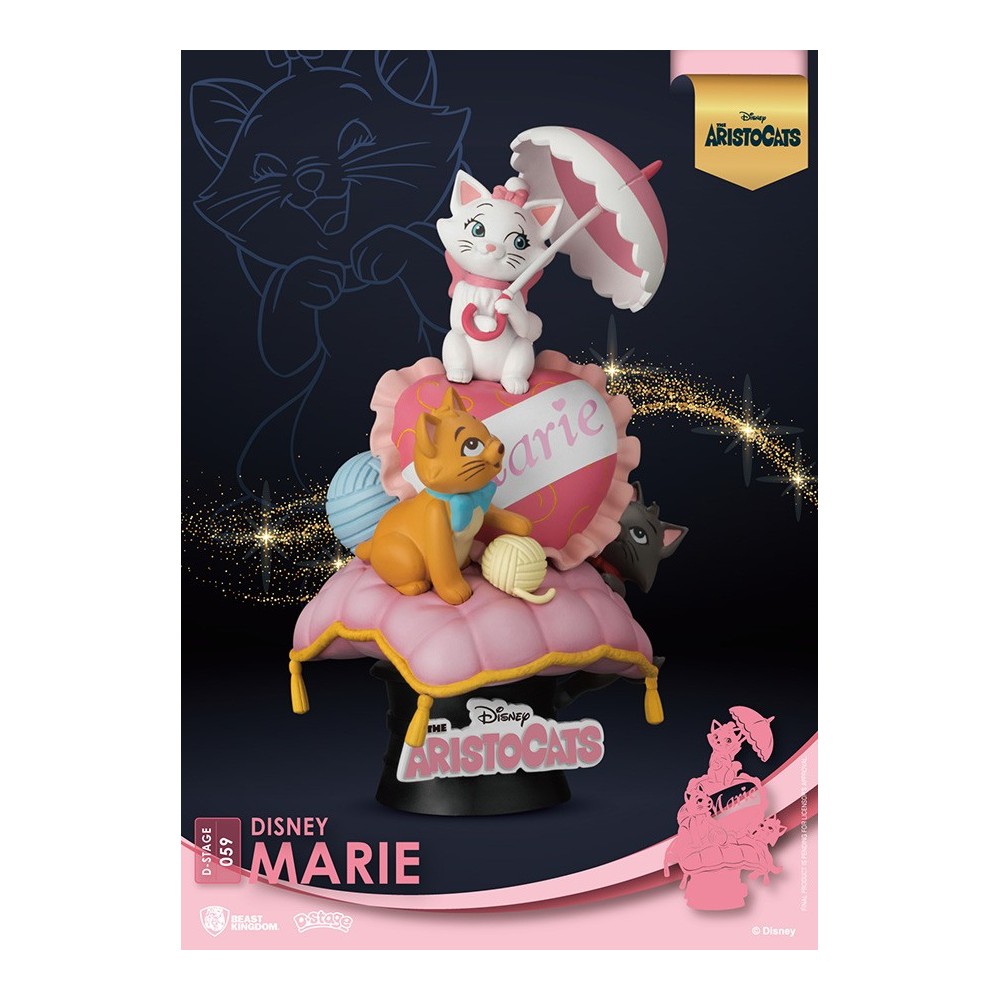 BEAST KINGDOM D-STAGE DISNEY ARISTOCATS STATUE FIGURE DIORAMA