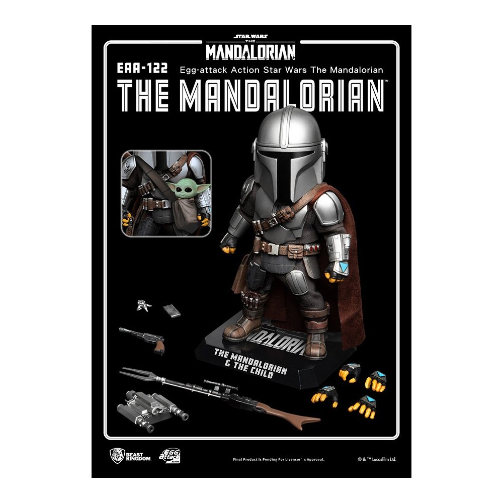 STAR WARS THE MANDALORIAN EGG ATTACK ACTION FIGURE BEAST KINGDOM