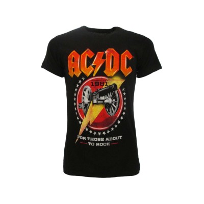 MAGLIA T SHIRT AC DC FOR THOSE ABOUT TO ROCK