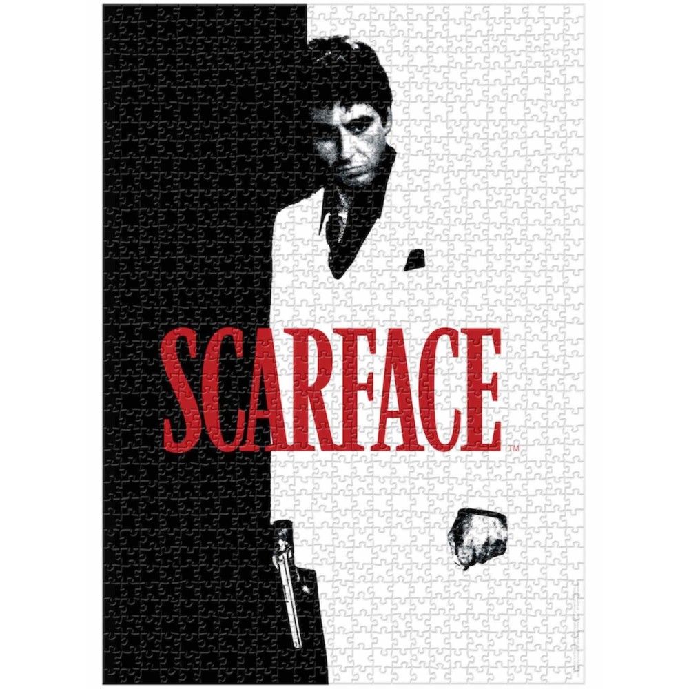 SD TOYS SCARFACE TONY MONTANA REAL POSTER 1000 PIECES PEZZI JIGSAW PUZZLE 48x68cm