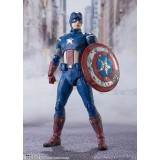 BANDAI AVENGERS ASSEMBLE CAPTAIN AMERICA S.H. FIGUARTS ACTION FIGURE