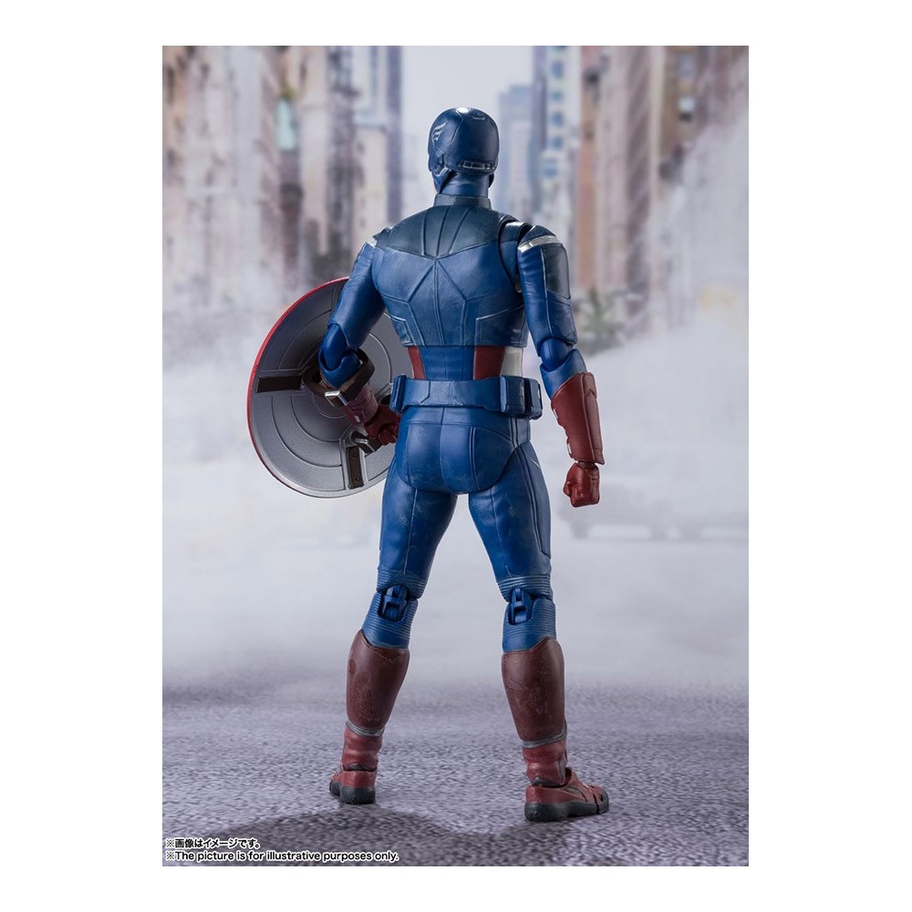 BANDAI AVENGERS ASSEMBLE CAPTAIN AMERICA S.H. FIGUARTS ACTION FIGURE