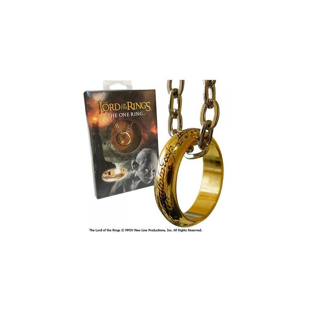 IL SIGNORE DEGLI ANELLI LORD OF THE RINGS ANELLO THE ONE RING NOBLE COLLECTIONS