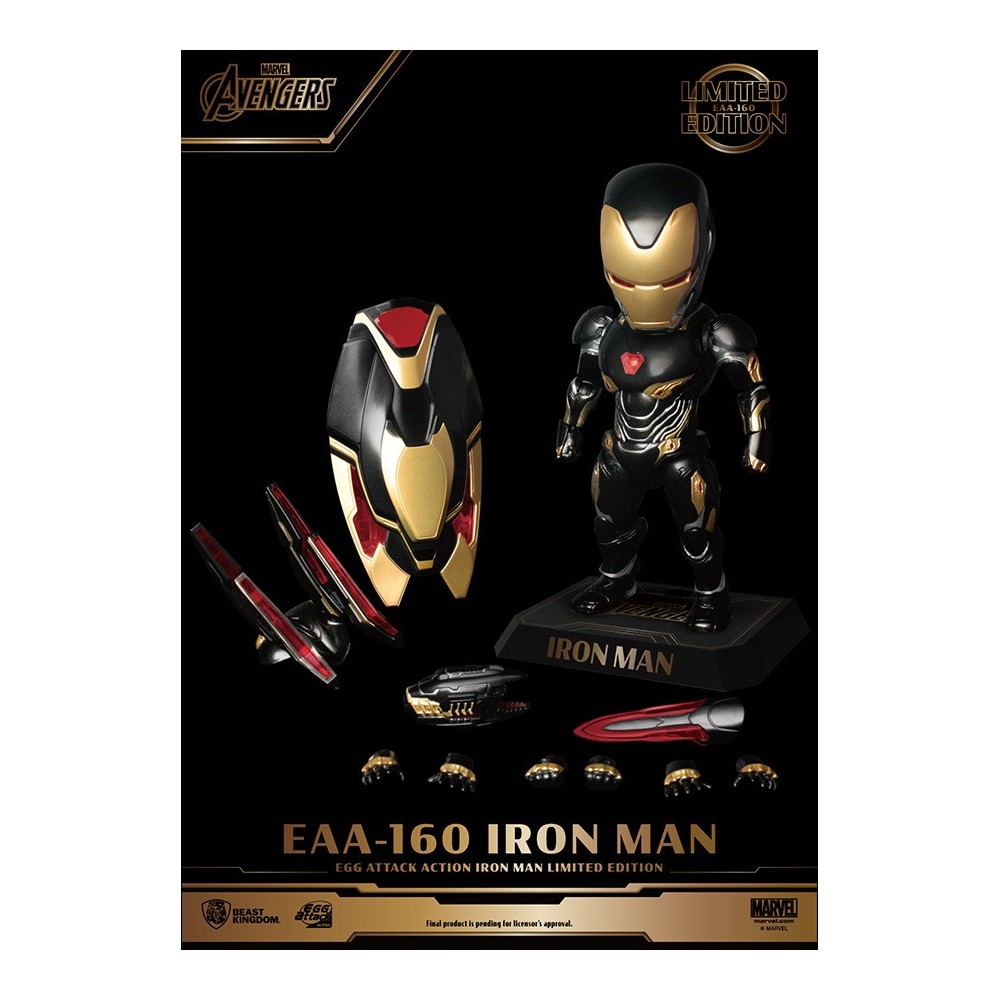 EAA-160 IRON MAN EGG ATTACK LIMITED EDITION ACTION FIGURE BEAST KINGDOM
