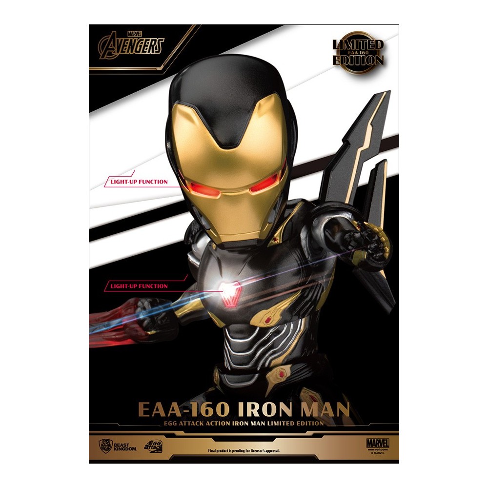EAA-160 IRON MAN EGG ATTACK LIMITED EDITION ACTION FIGURE BEAST KINGDOM