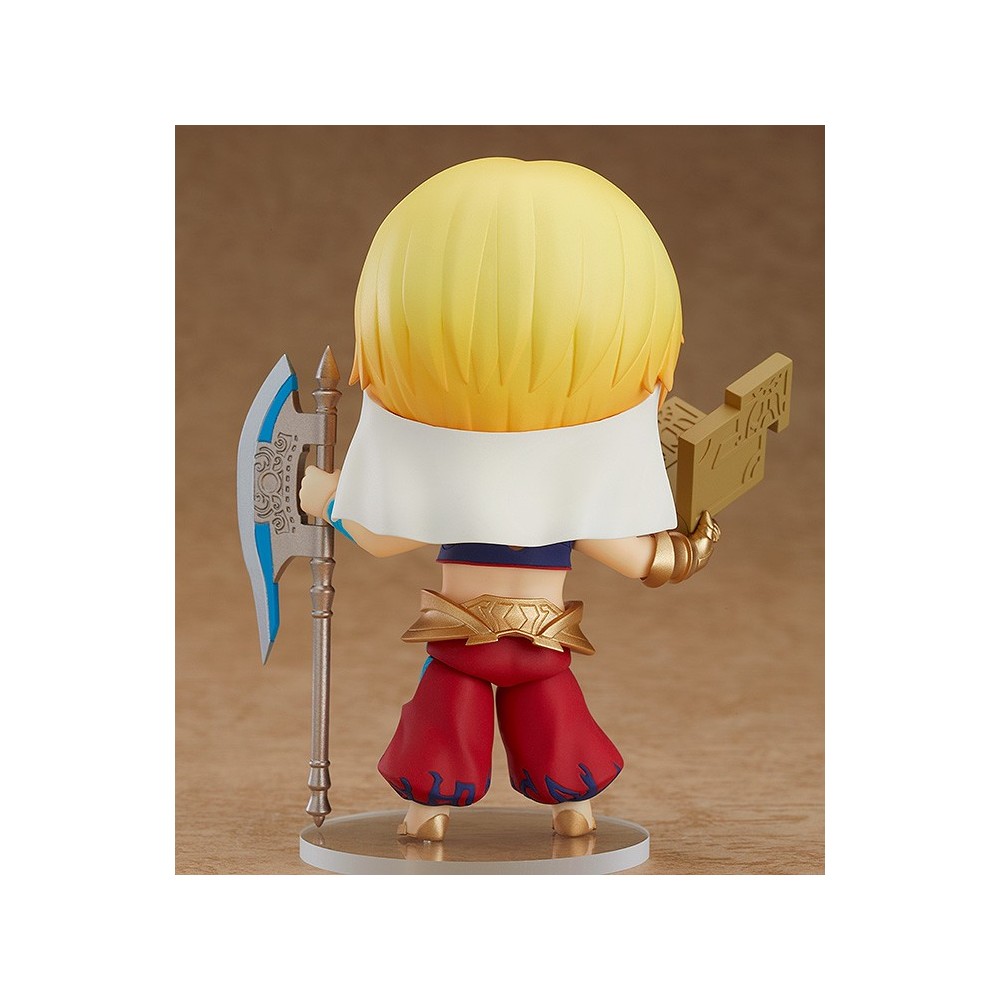 FATE GRAND ORDER CASTER/GILGAMESH ASCENSION NENDOROID ACTION FIGURE ORANGE ROUGE