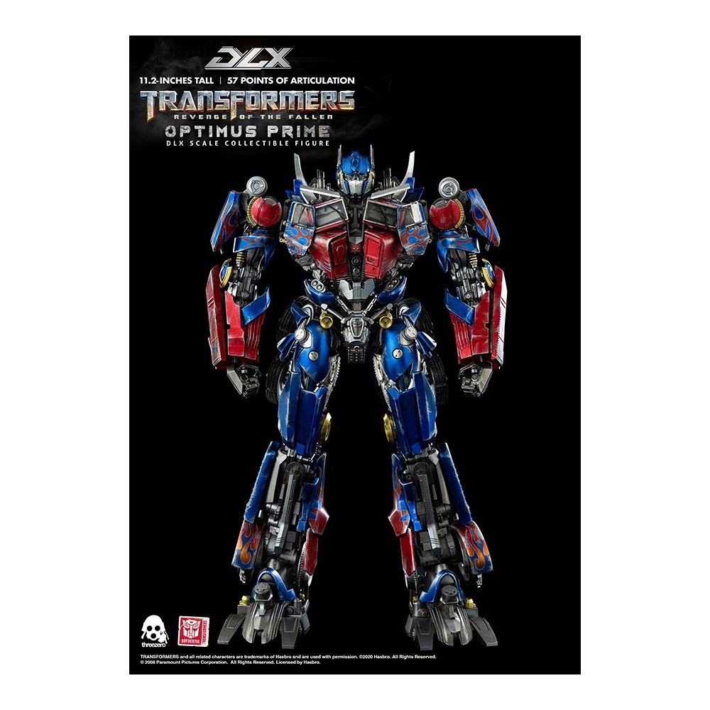 TRANSFORMERS REVENGE OF THE FALLEN OPTIMUS PRIME DELUXE ACTION FIGURE THREEZERO