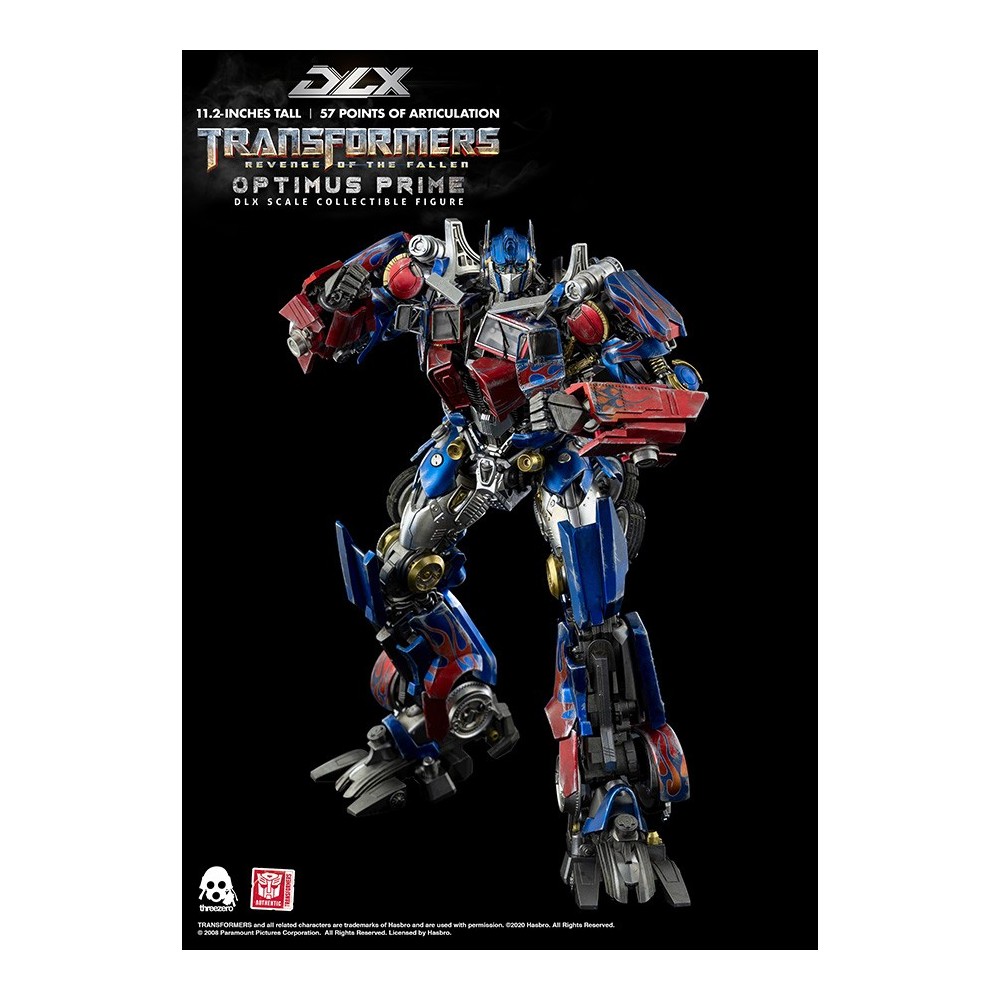 TRANSFORMERS REVENGE OF THE FALLEN OPTIMUS PRIME DELUXE ACTION FIGURE THREEZERO