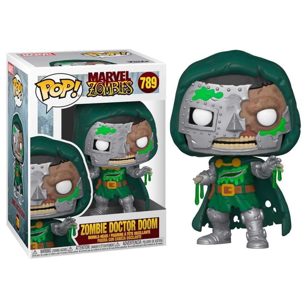 FUNKO FUNKO POP! MARVEL ZOMBIE DOCTOR DOOM BOBBLE HEAD FIGURE