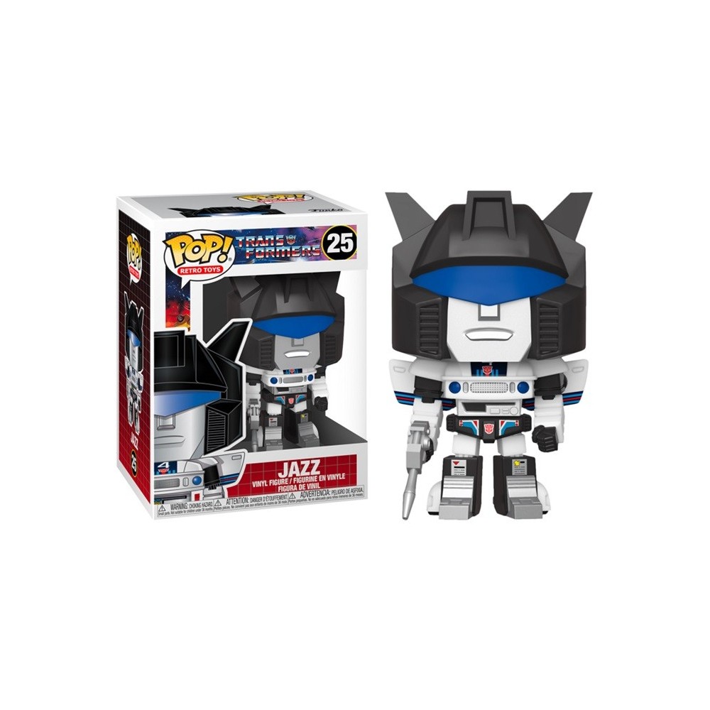 FUNKO POP! TRANSFORMERS JAZZ BOBBLE HEAD KNOCKER FIGURE FUNKO