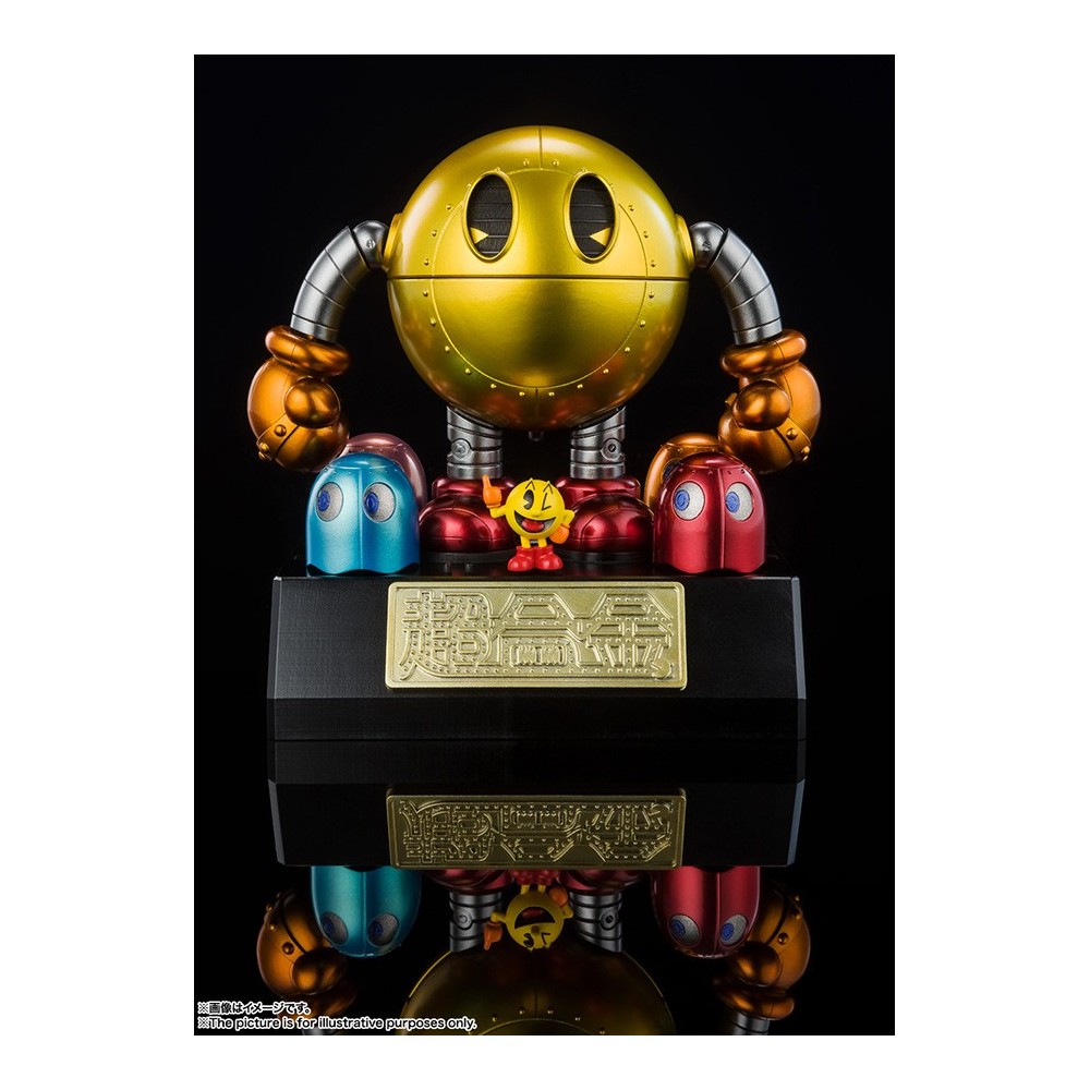PAC-MAN CHOGOKIN DIECAST MODEL ACTION FIGURE BANDAI