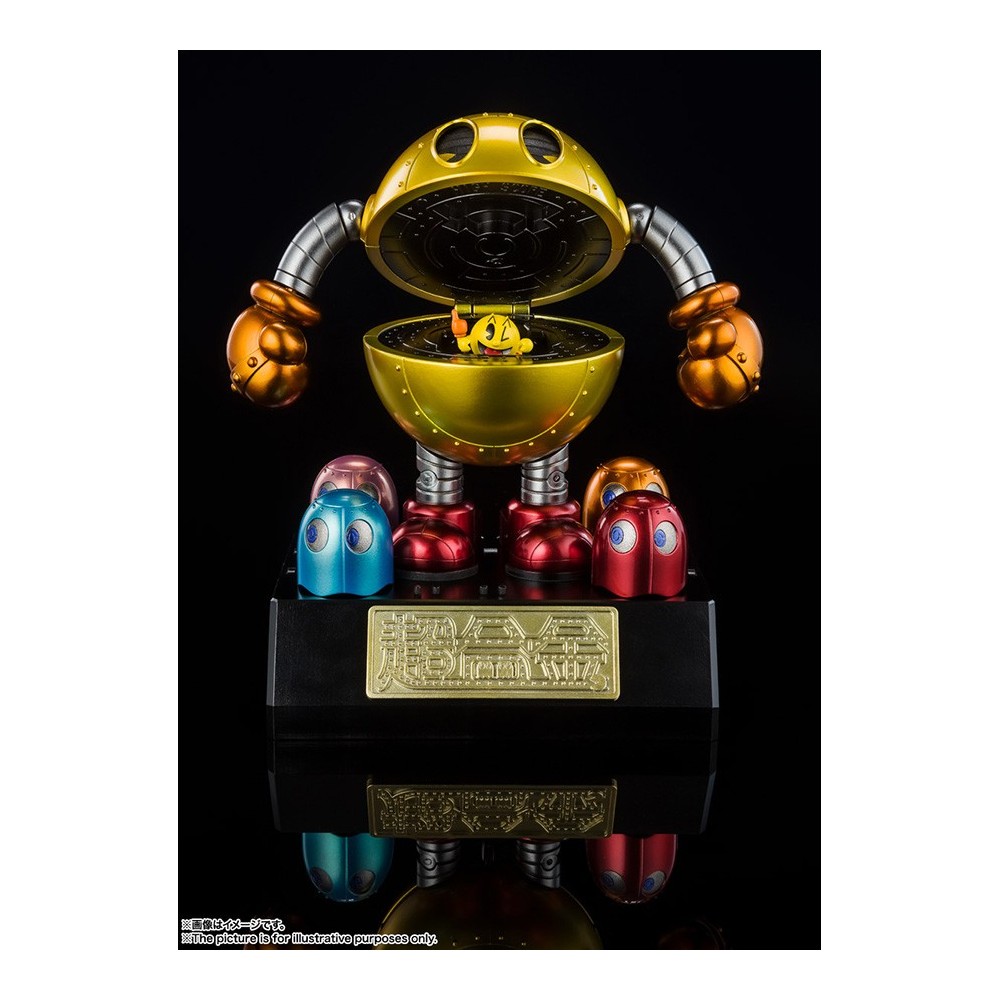 PAC-MAN CHOGOKIN DIECAST MODEL ACTION FIGURE BANDAI