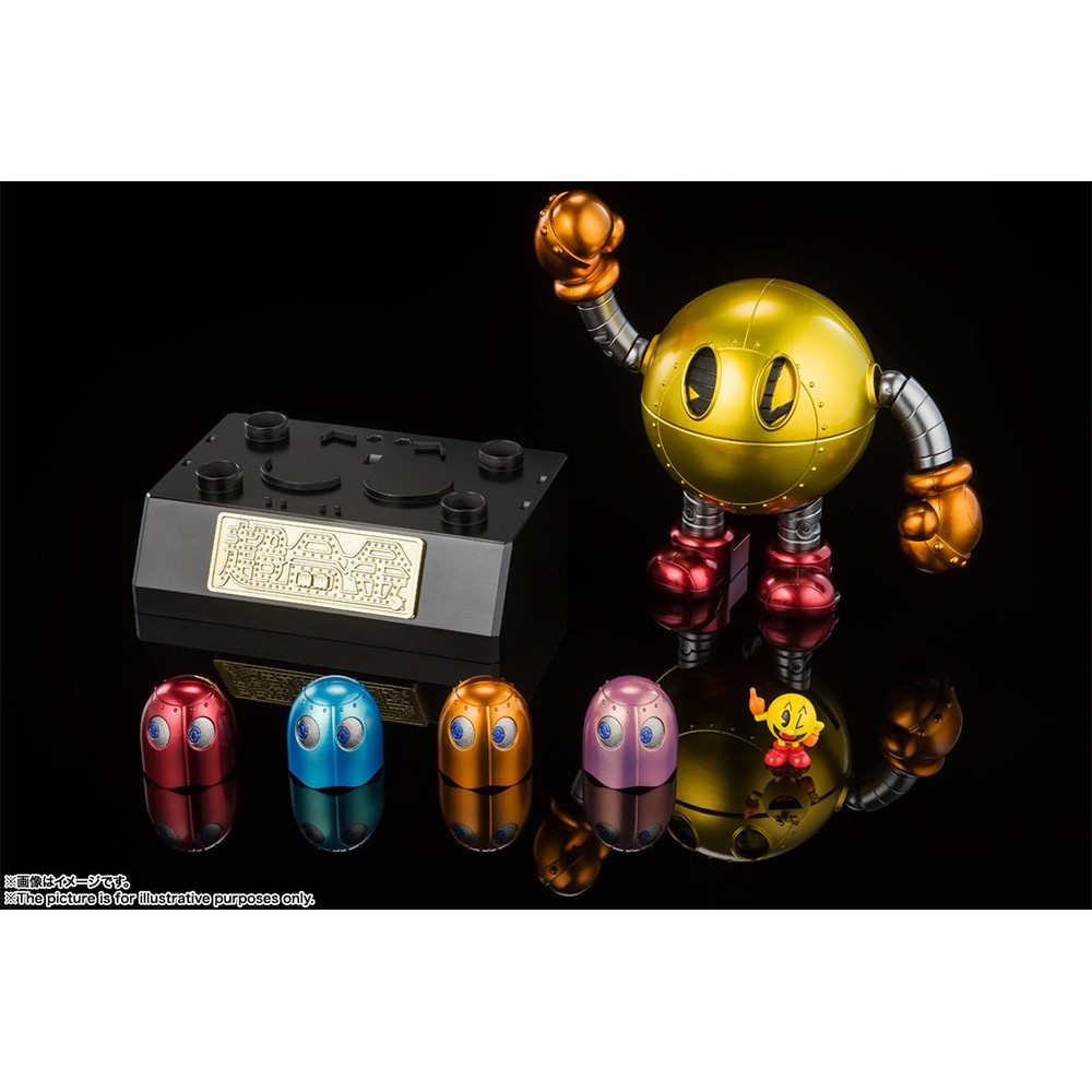 PAC-MAN CHOGOKIN DIECAST MODEL ACTION FIGURE BANDAI
