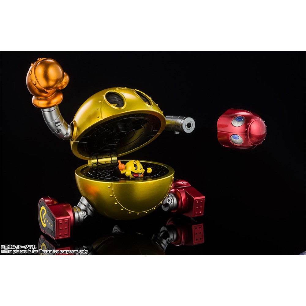 PAC-MAN CHOGOKIN DIECAST MODEL ACTION FIGURE BANDAI