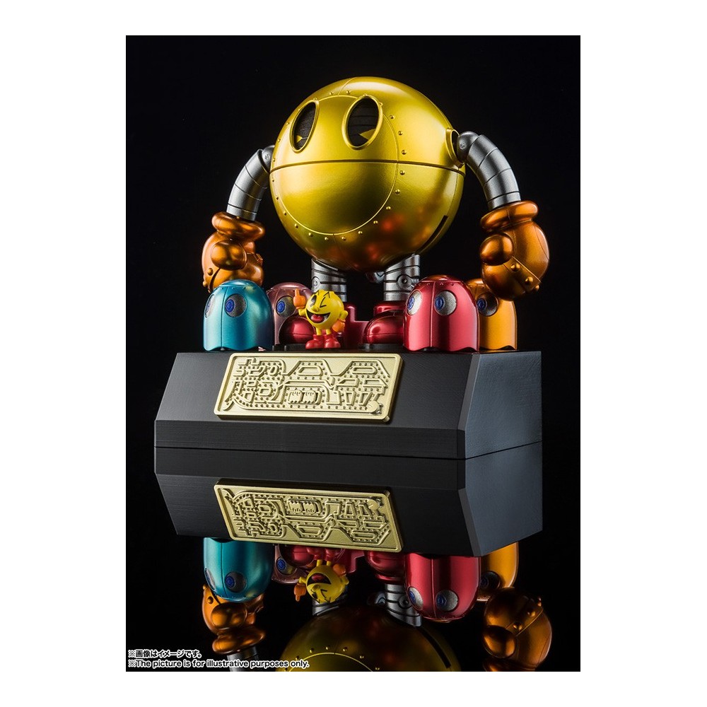 PAC-MAN CHOGOKIN DIECAST MODEL ACTION FIGURE BANDAI