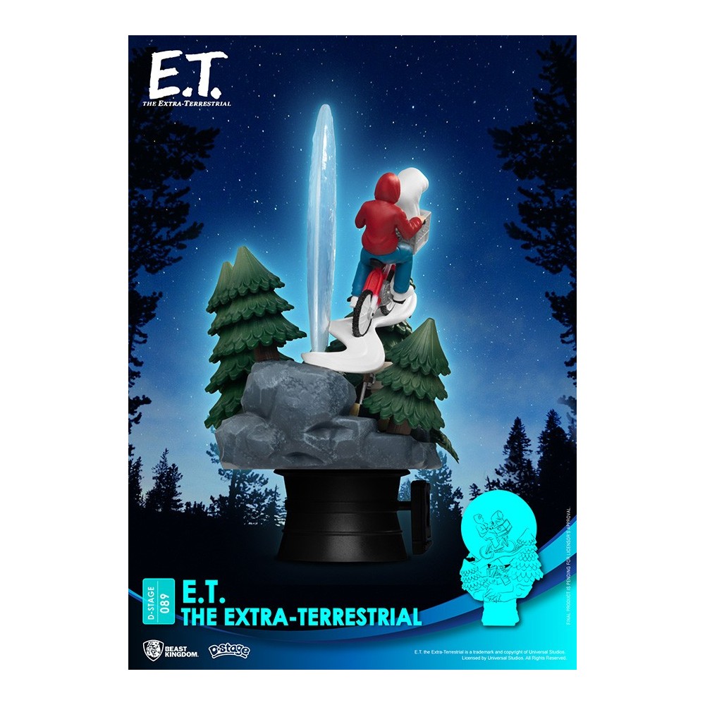BEAST KINGDOM D-STAGE E.T. THE EXTRA-TERRESTRIAL STATUE FIGURE DIORAMA