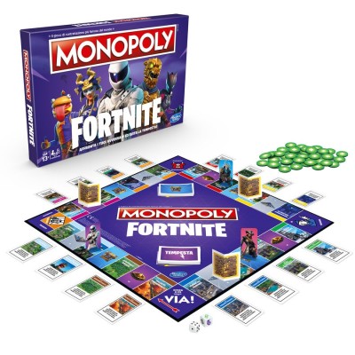 HASBRO MONOPOLY FORTNITE REFRESH GIOCO DA TAVOLO ITALIANO
