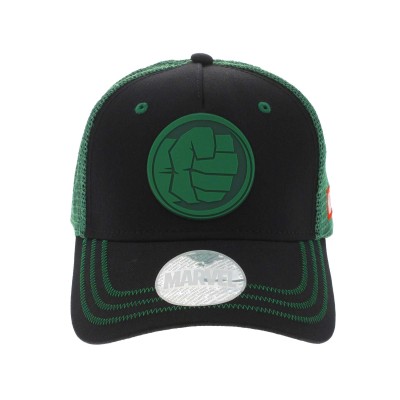 CAPPELLO BASEBALL CAP MARVEL HULK FIST NERO VERDE