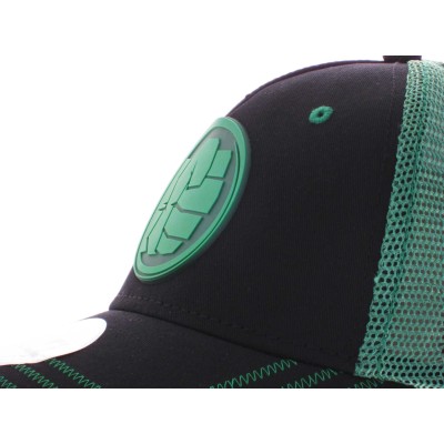 CAPPELLO BASEBALL CAP MARVEL HULK FIST NERO VERDE
