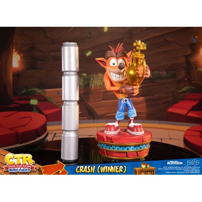 CTR CRASH TEAM RACING CRASH BANDICOOT WINNER STATUA FIGURE FIRST4FIGURES