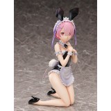 RE:ZERO RAM BARE LEG BUNNY STATUA 1/4 PINK HAIR FIGURE FREEING