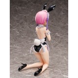 RE:ZERO RAM BARE LEG BUNNY STATUA 1/4 PINK HAIR FIGURE FREEING